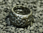 Preview: Silber Designer Ring geschwärzt